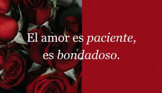 El amor que nunca deja de ser...