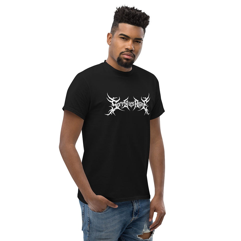 Thumbnail: White Death Metal Logo Unisex Classic Tee