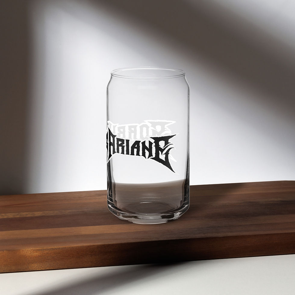 Thumbnail: Heavy Metal Logo Can-shaped Glass