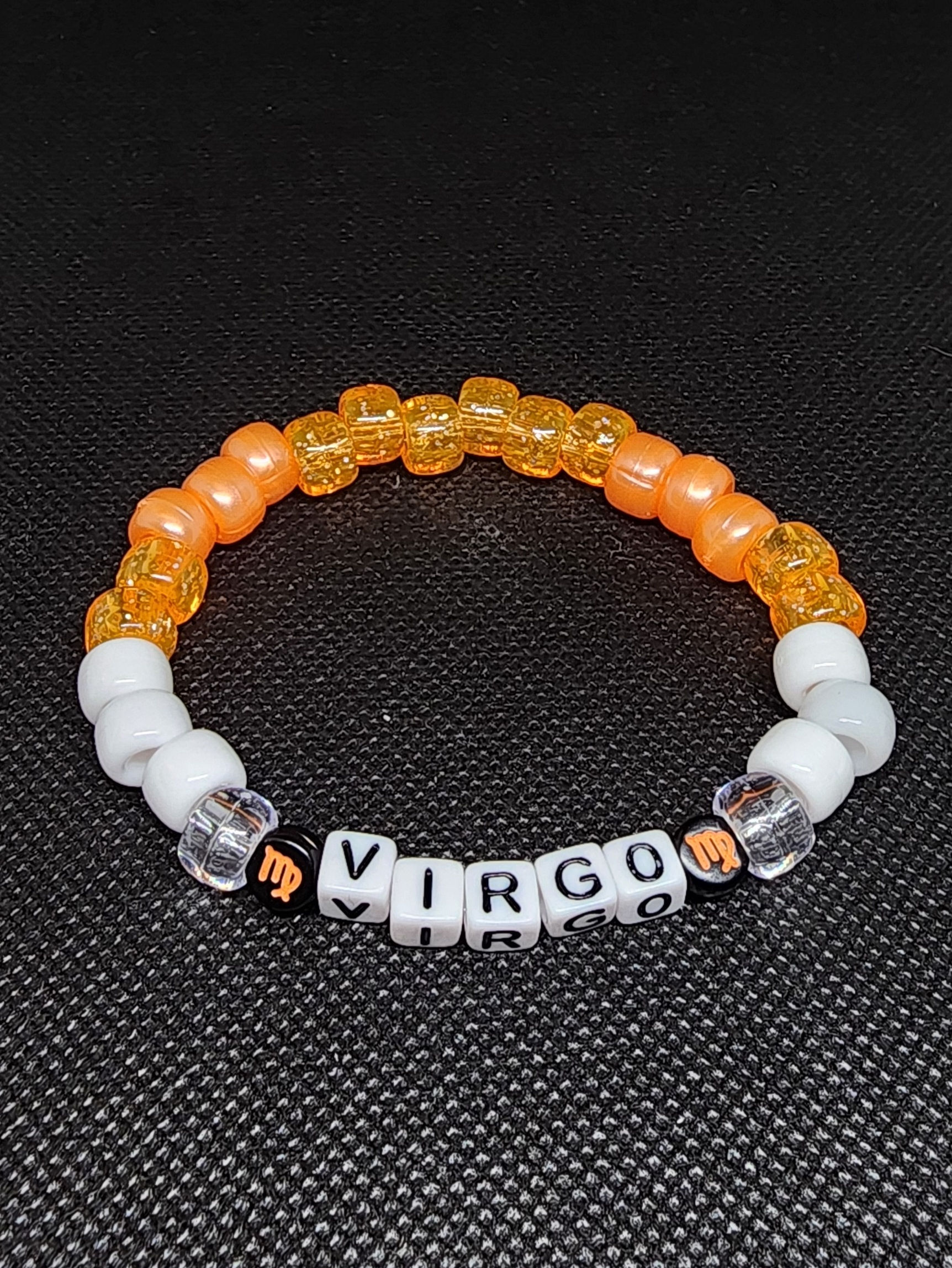 Zodiac Bead Kandi Bracelet