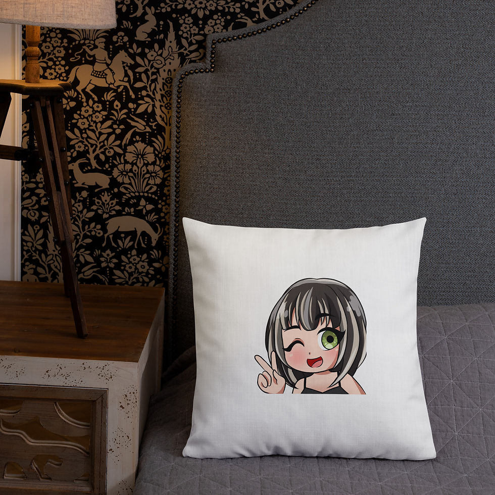 Thumbnail: Ari Heavy Metal Logo Premium Pillow