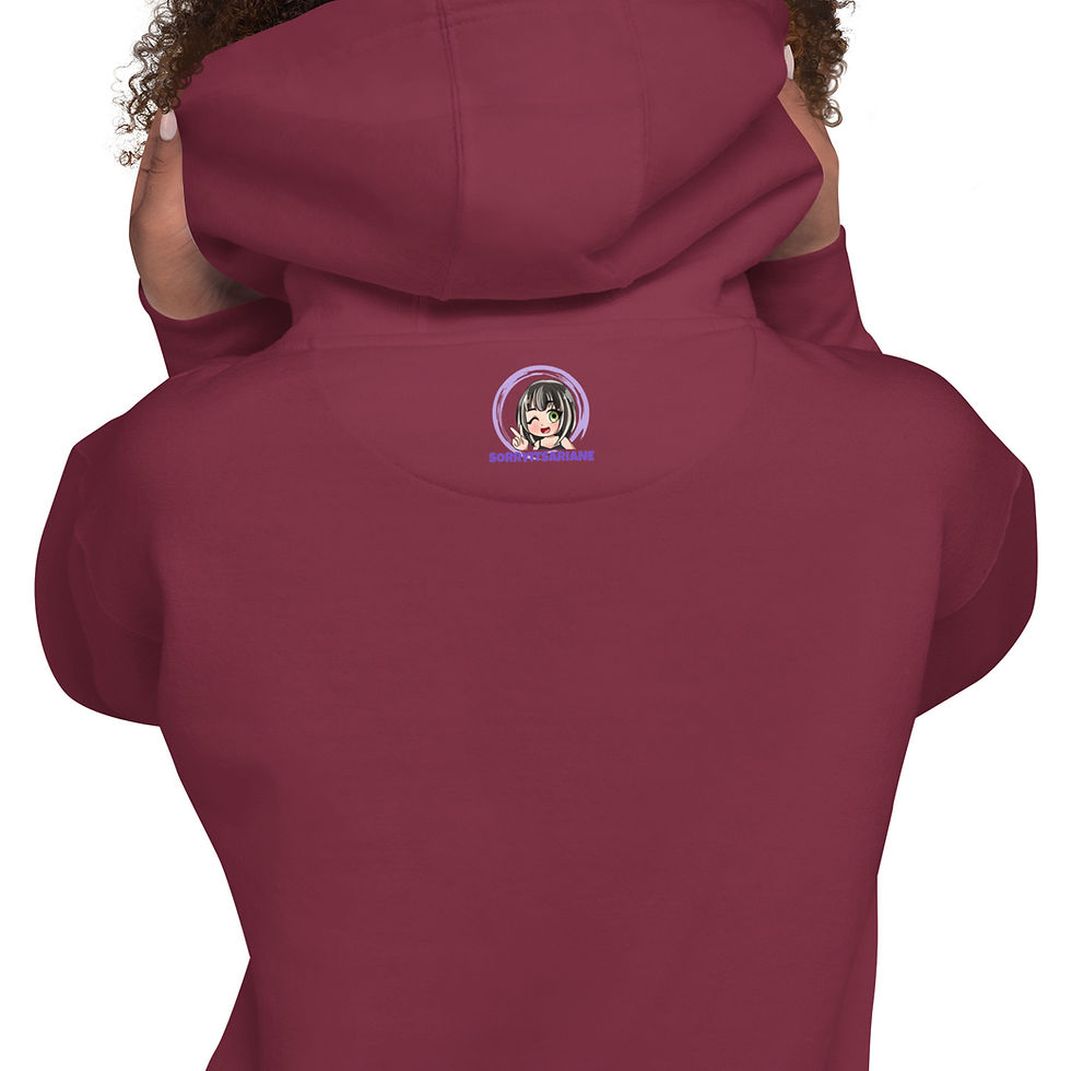 Thumbnail: Sorry it's a Hoodie (White) Unisex Hoodie