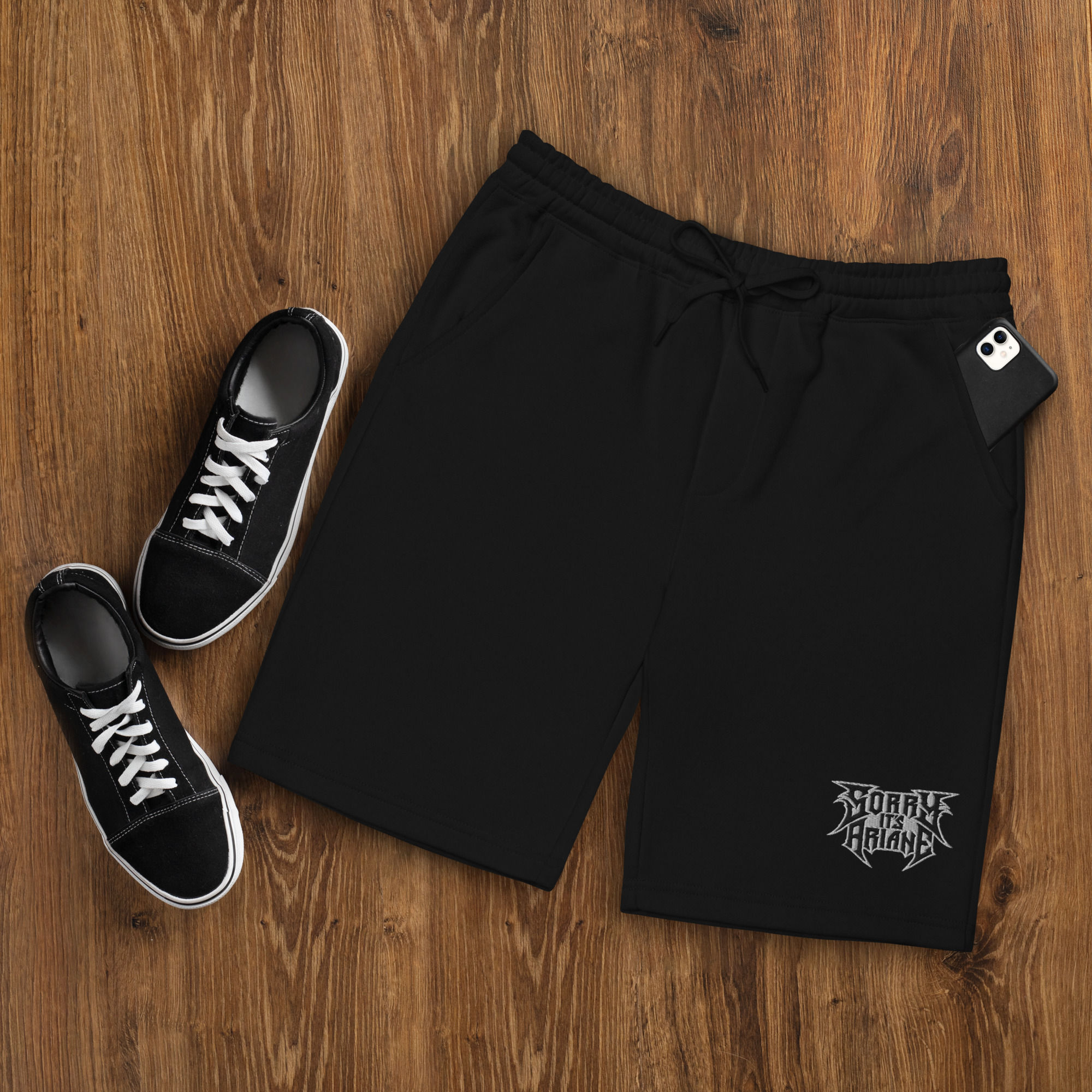 Heavy Metal Logo Men's fleece shorts