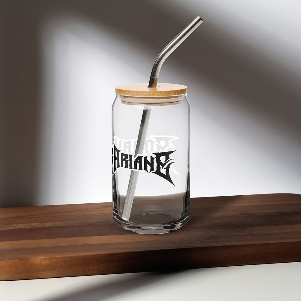 Thumbnail: Heavy Metal Logo Can-shaped Glass