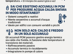 ACCUMULI IN PCM: COSA SONO E PERCHÉ CONSIDERARLI