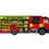 Thumbnail: Fire Engine Rubberised Fridge Magnet