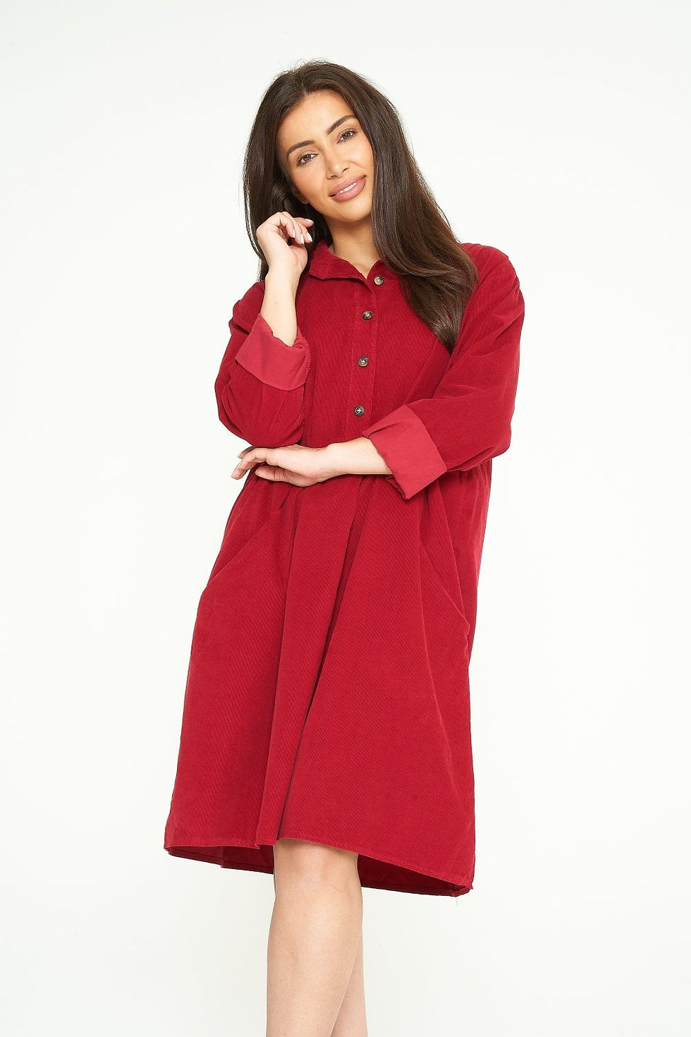 Thumbnail: Needlecord Two Pocket Button Up Tunic