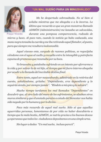 "Un Mal Sueño para un MINUSVÁLIDO"