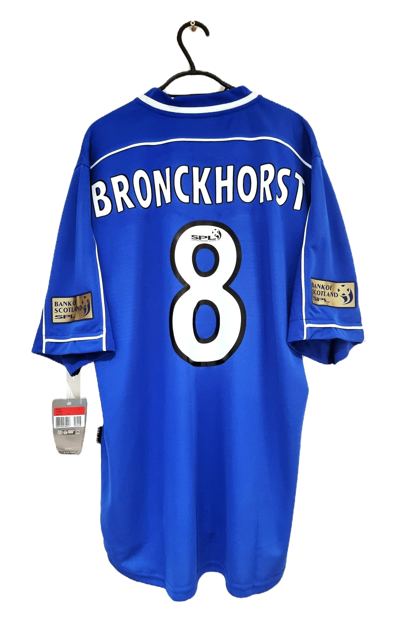 *BNWT* 99/01 Rangers Authentic Home Shirt #8 Bronckhorst