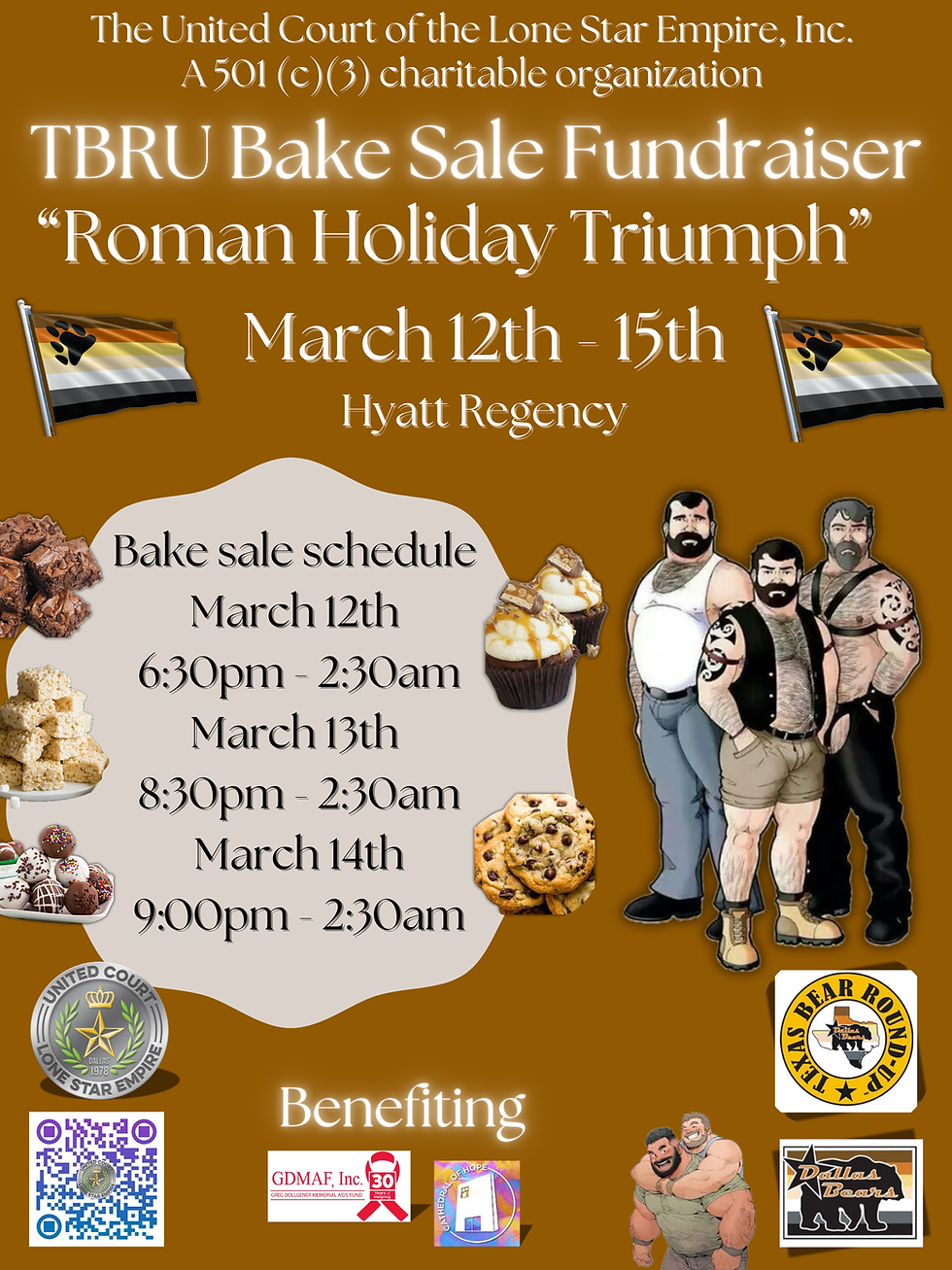 TBRU Bake Sale Fundraiser