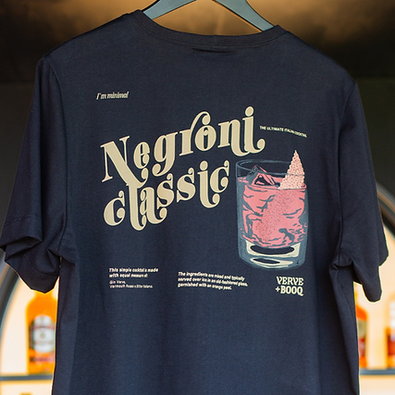 Camiseta NEGRONI CLASSIC (BLACK) | Verve Destilaria