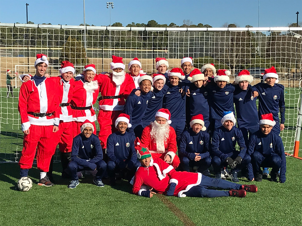 Soccer with Santa
