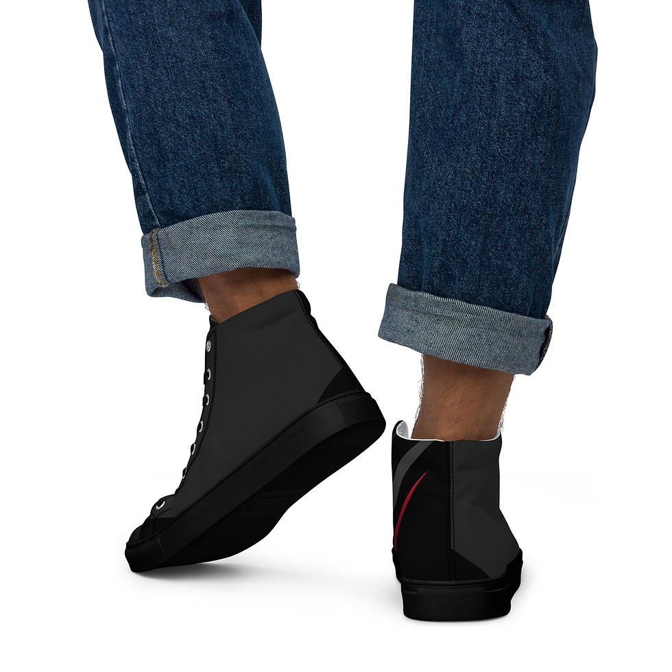 Thumbnail: Men’s high top canvas shoes