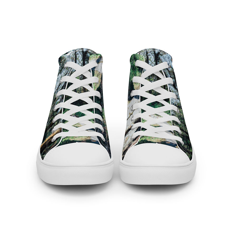Thumbnail: Men’s high top canvas shoes