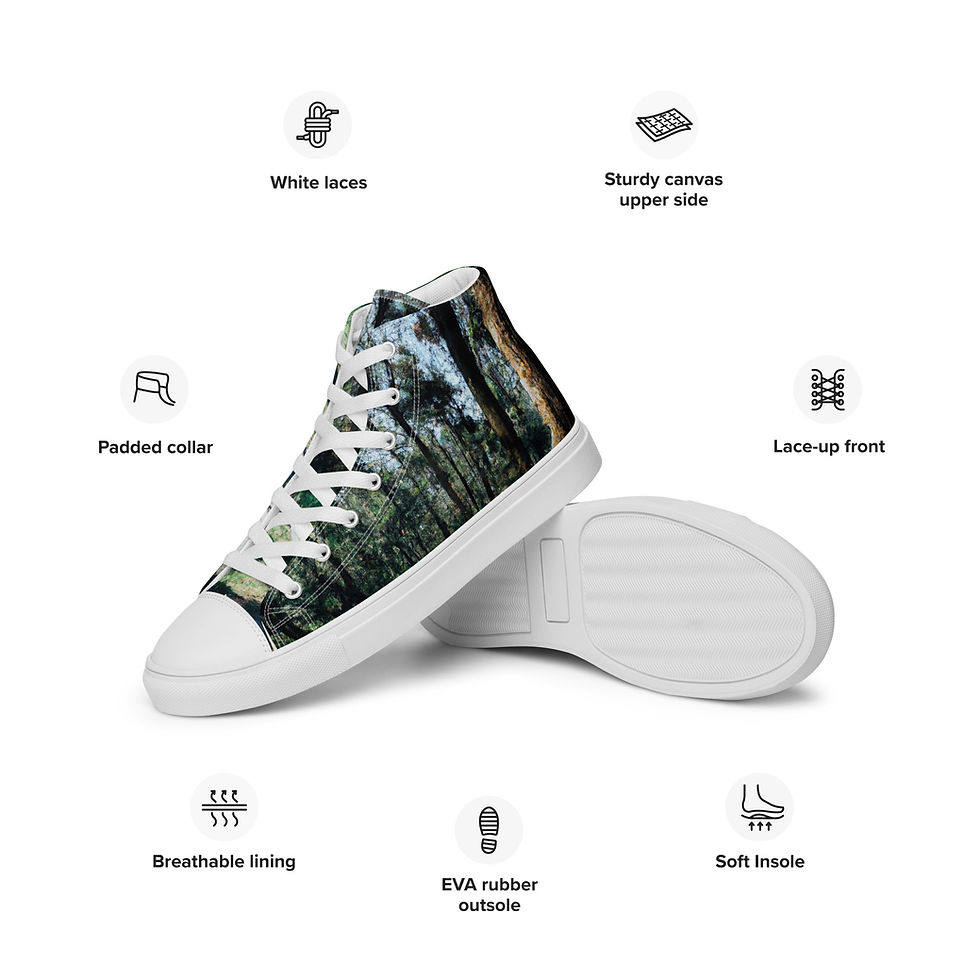 Thumbnail: Men’s high top canvas shoes