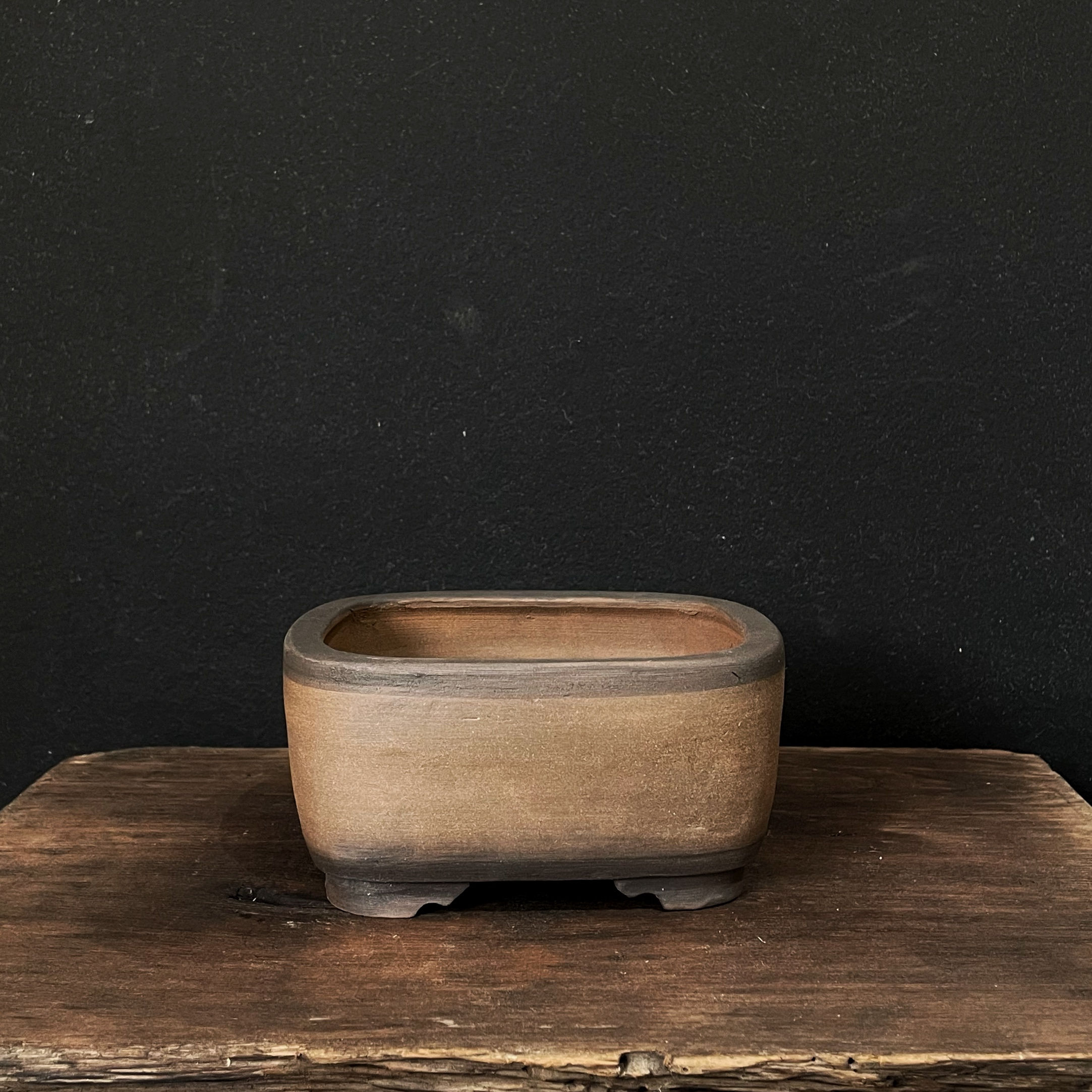 BONSAI POT RECTANGULAR WHIT PATINA 2