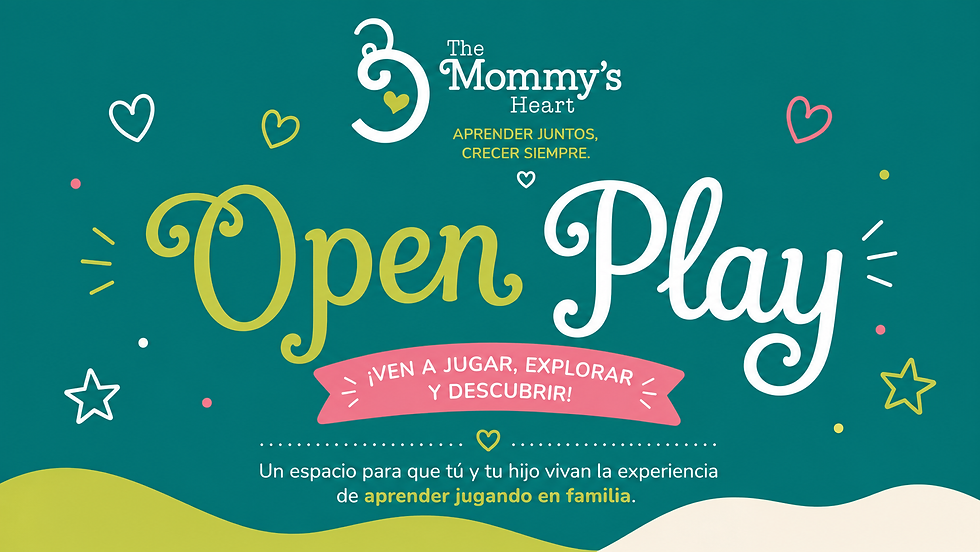 Open Play Toddlers 1 a 3 años