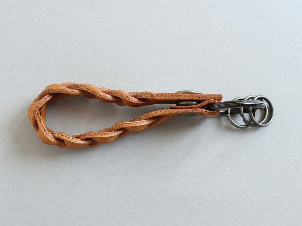 サムネイル： 三つ編みキーホルダー