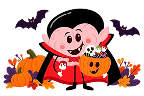 Cheerful Vampire Halloween Sticker.png