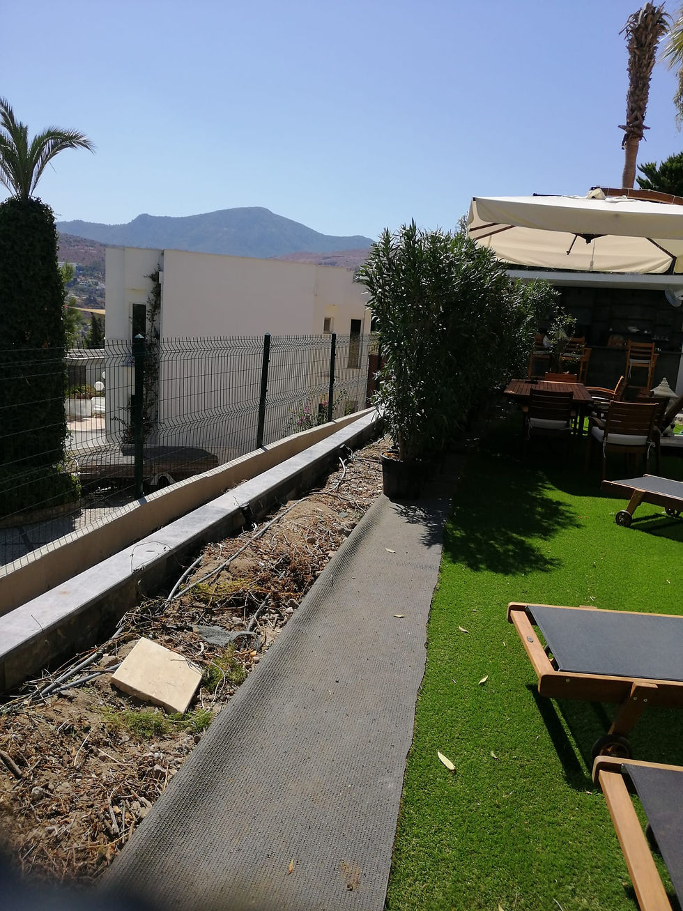 bodrum'da peyzaj