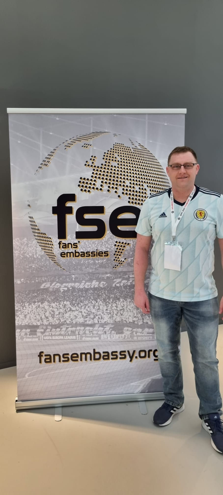 Graeme Baxter, ATAC, at the Football Supporters Europe meeting