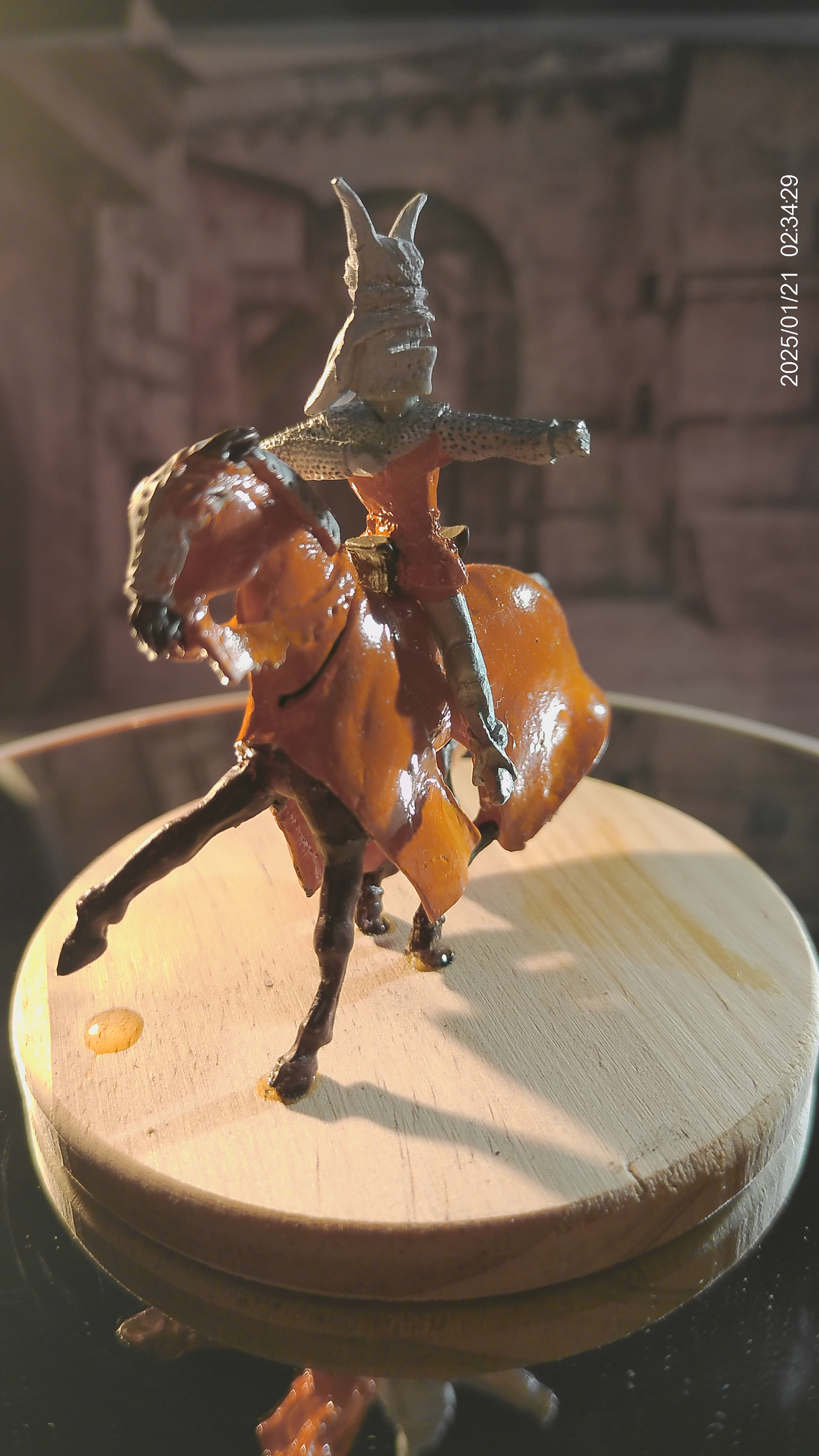 Medieval Knight 2 Great Helm Mounted Bowman Archer