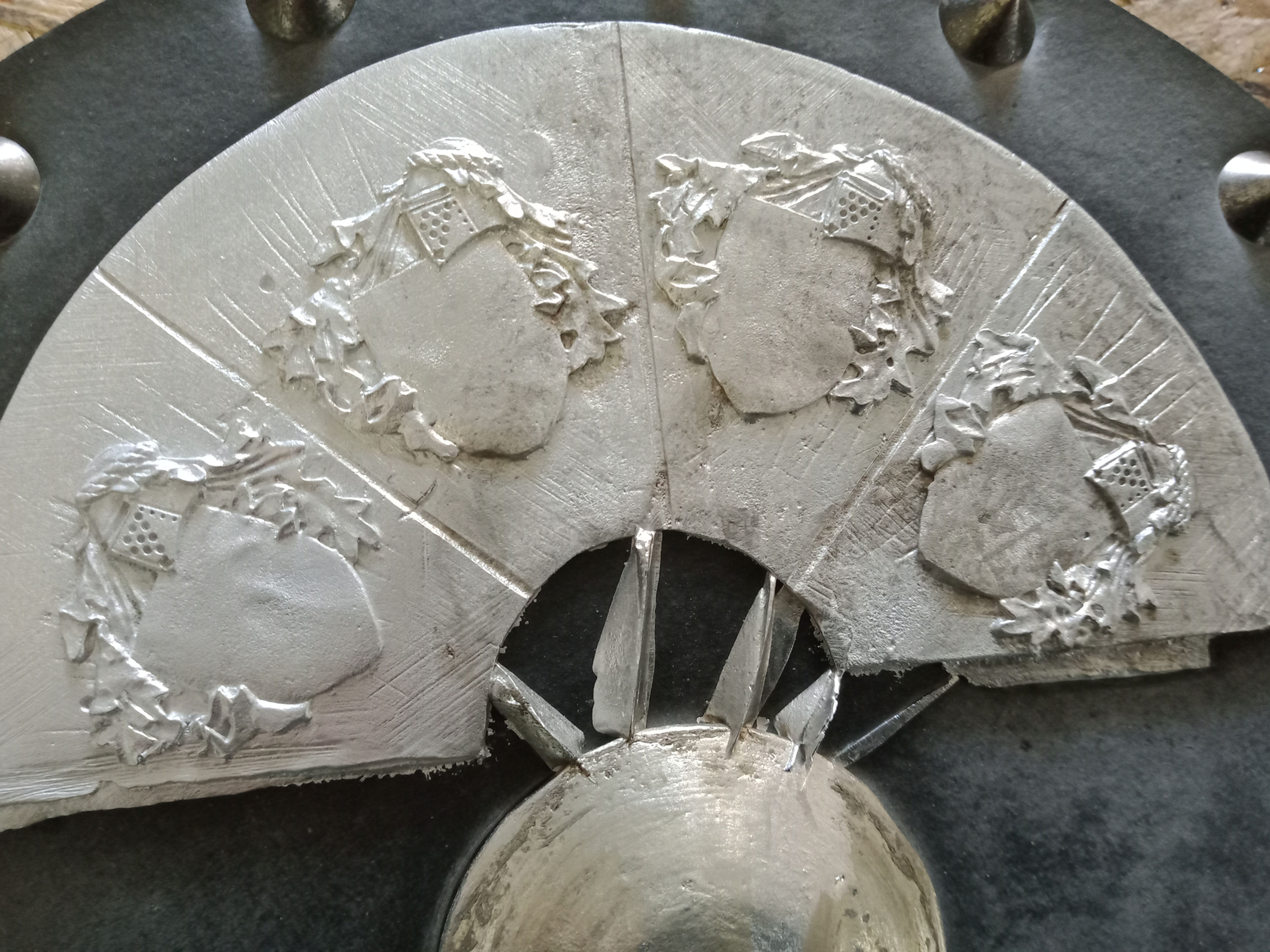 King Arthur's Round Table Model Type 1 with Embossed Shields.