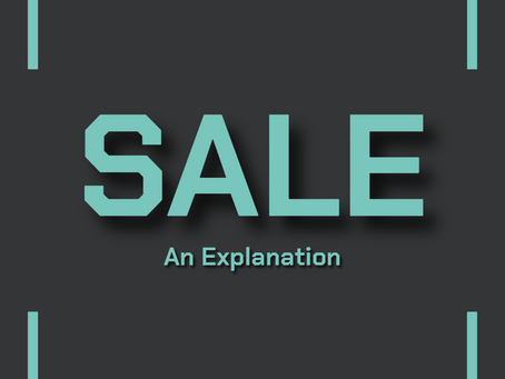30% Sale: An Explanation