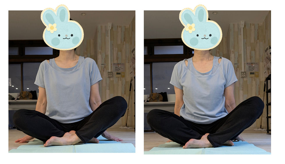 Before → After <見た目の変化があまりない方> 見た目の変化はあまりないけど、 ちゃんと座りやすくなってる。 体感は変わっています😊