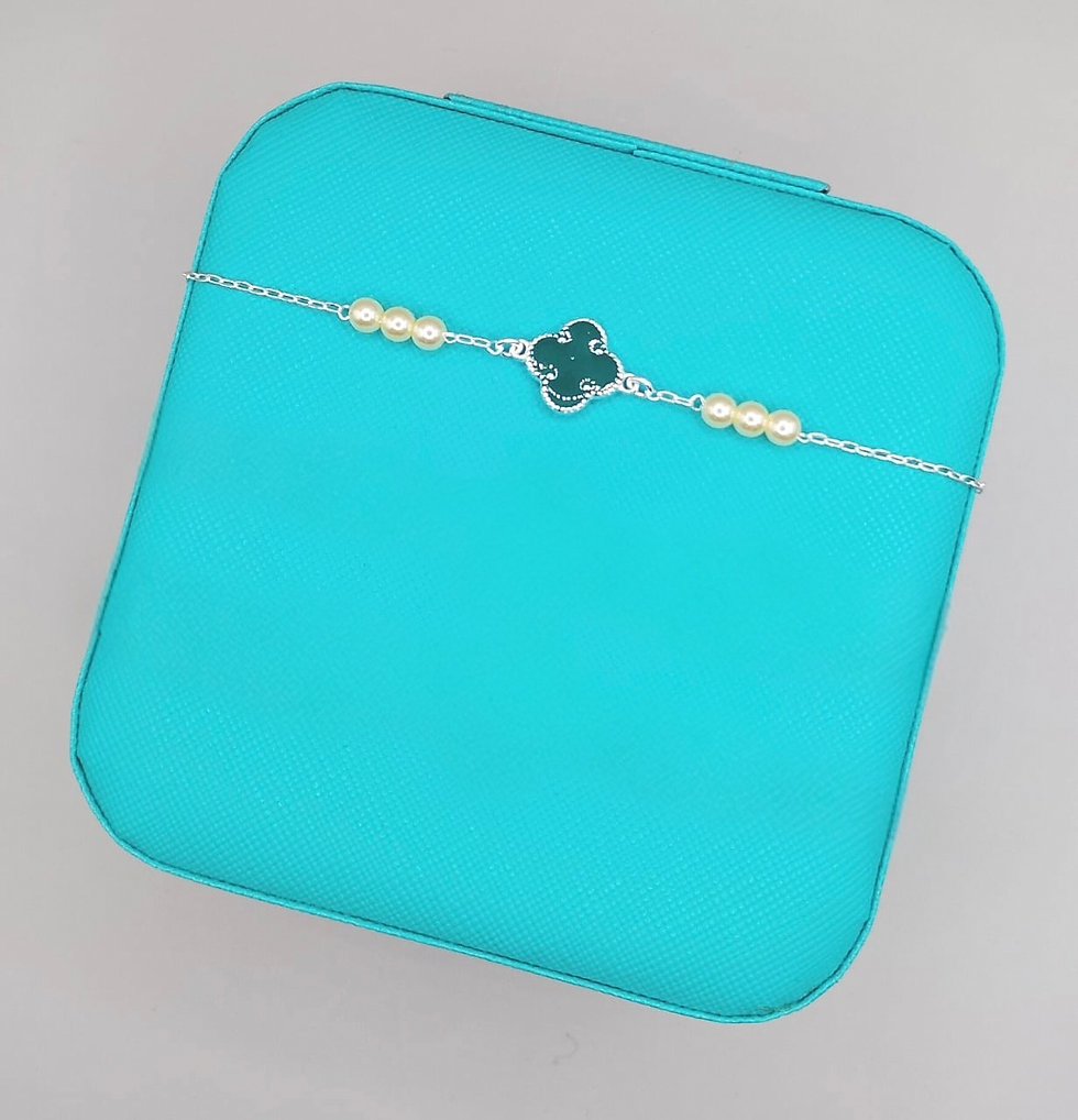 Miniatura: Pulseira Trevo Pérola 