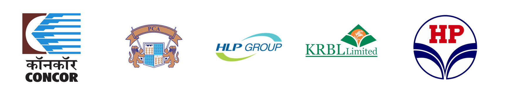 Clients - CONCOR, Punjab Cricket Association, HLP Group, KRBL Limited, Hindustan Petroleum