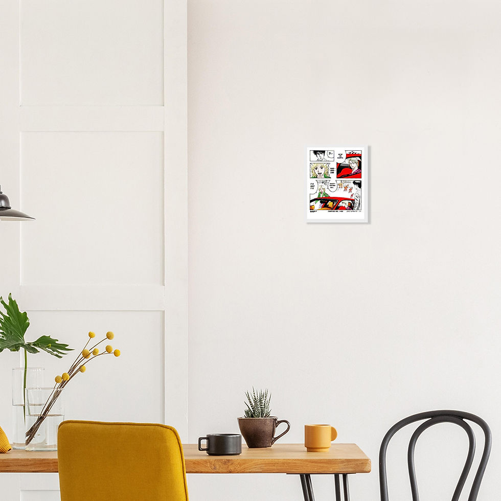 Thumbnail: A Rrrari?! Wooden Framed Poster