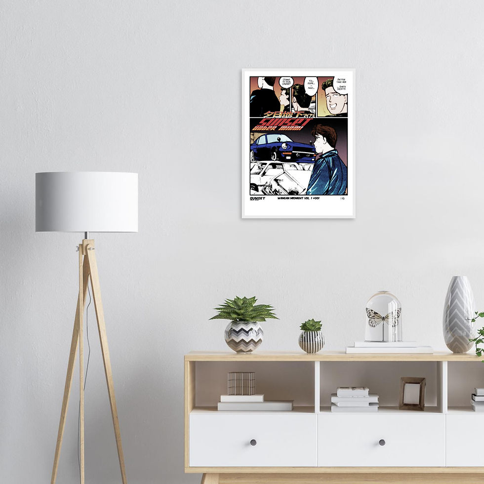 Thumbnail: Wangan Origins Wooden Framed Poster