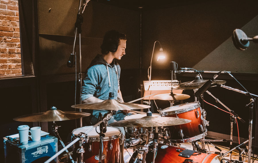 Raincity-Warehouse Studio Sheldon D'Eith Drums photo by Timothy Nguyen Drum Lessons Vancouver Online in-person
