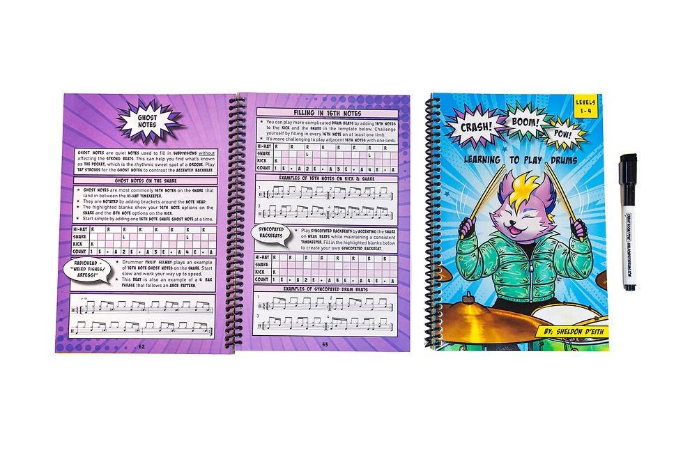 Thumbnail: Crash! Boom! Pow! Learning to Play Drums (Digital Version)