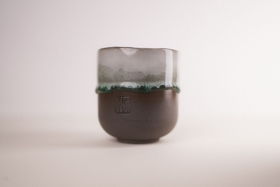 Winter – handgefertigte Keramiktasse, 200 ml