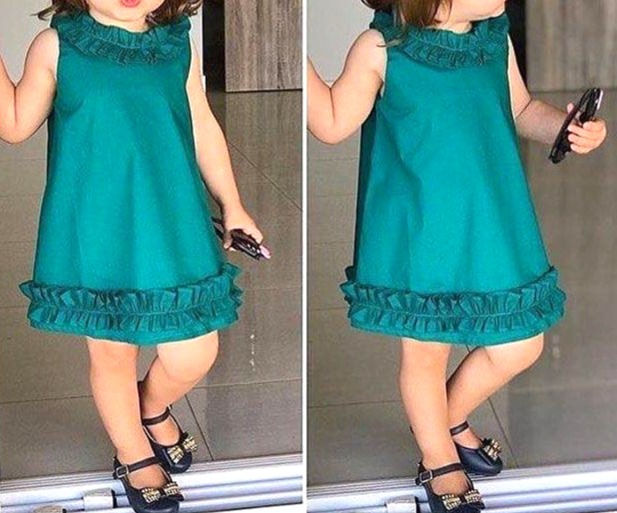 Χειροποίητο βαμβακερό φόρεμα