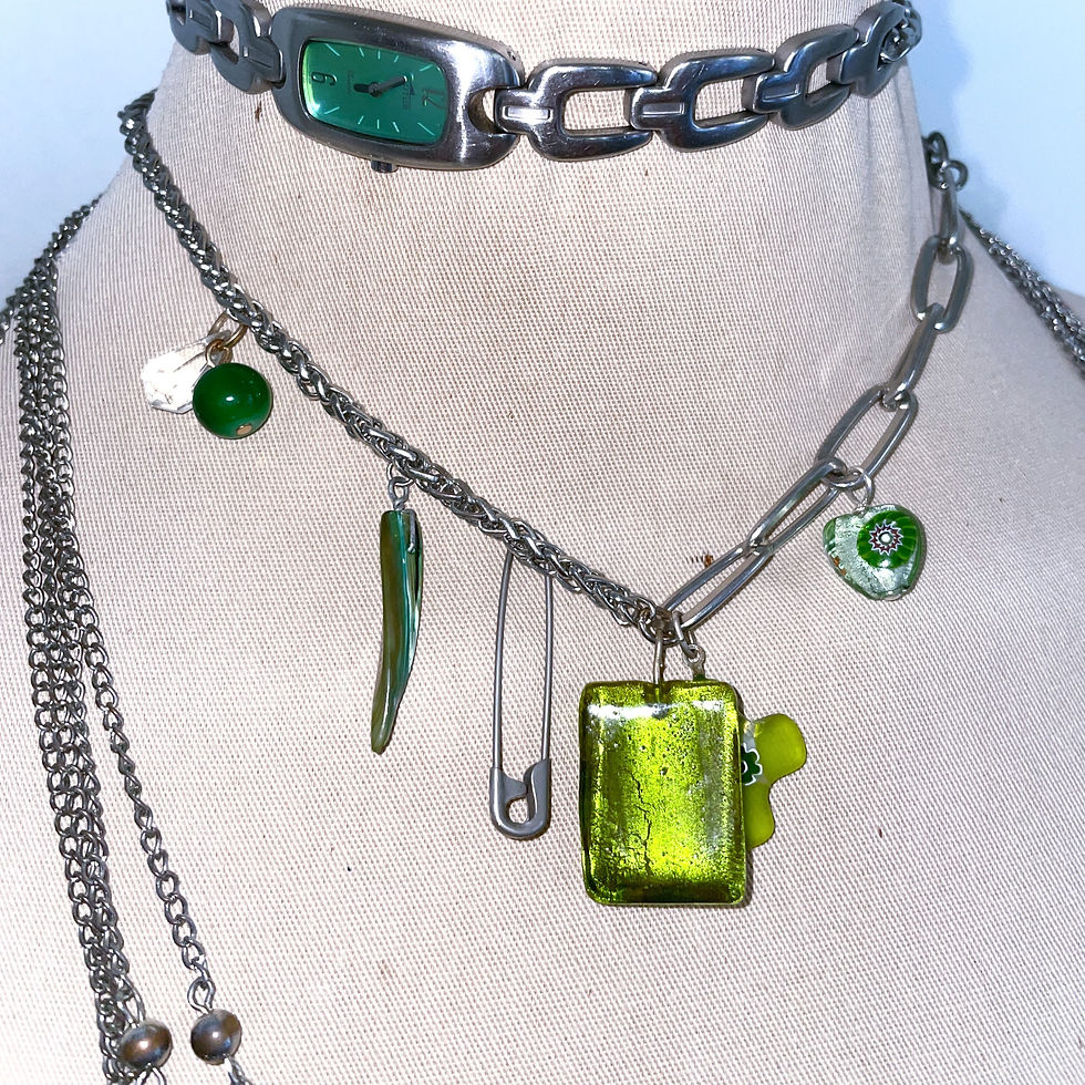 Thumbnail: Pareil-pas-Pareil Necklace - Color