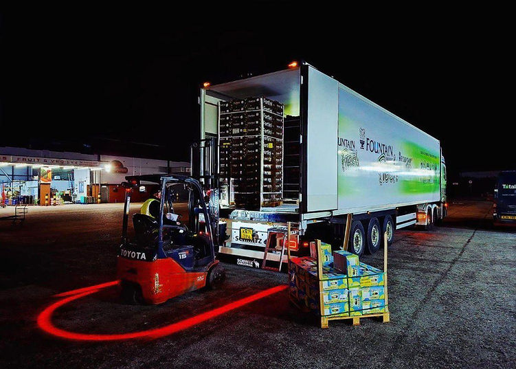 Fountain Fresh Imports unloading