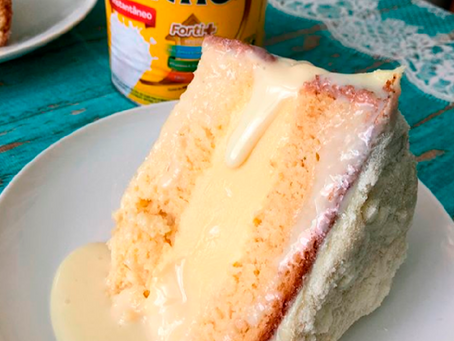 Bolo gelado de leite ninho