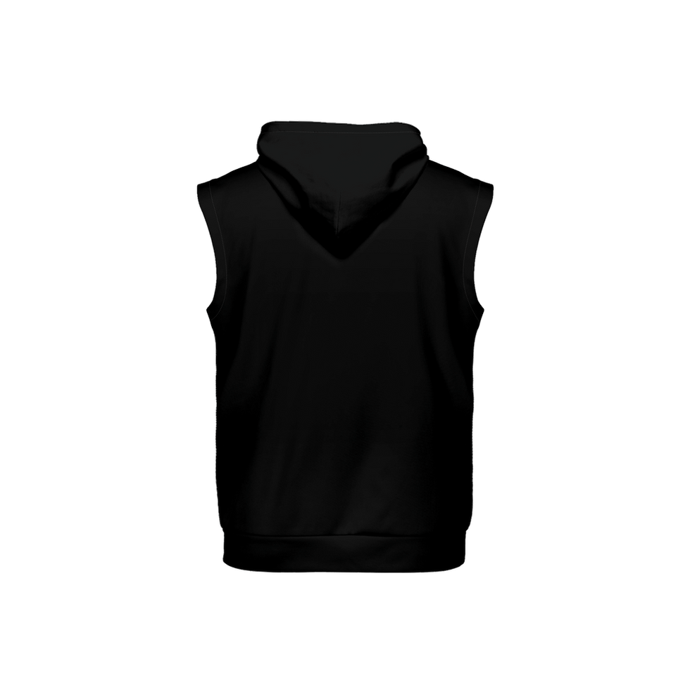 Thumbnail: Unisex Regular Fit Sleeveless Pullover Hoodie-Super Heavy 375g
