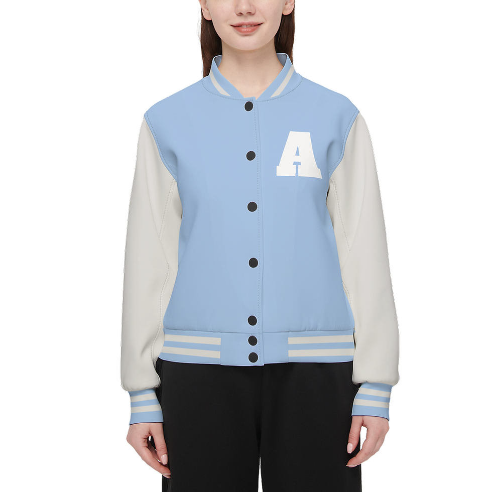 Thumbnail: Women's Double Layered Bomber Sports Jacket-Techno Scuba Knit