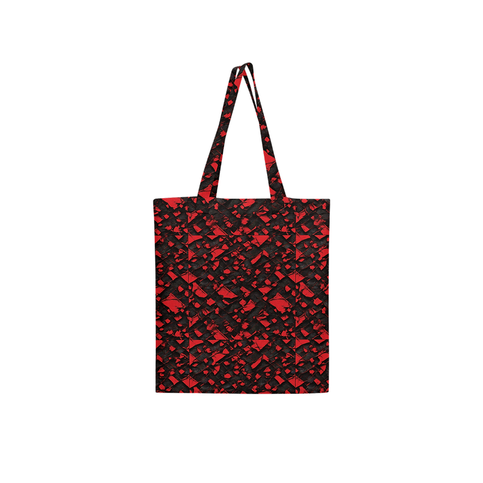 Thumbnail: Large City Tote Bag Lined with Inside Pocket – Linen Like Fabric