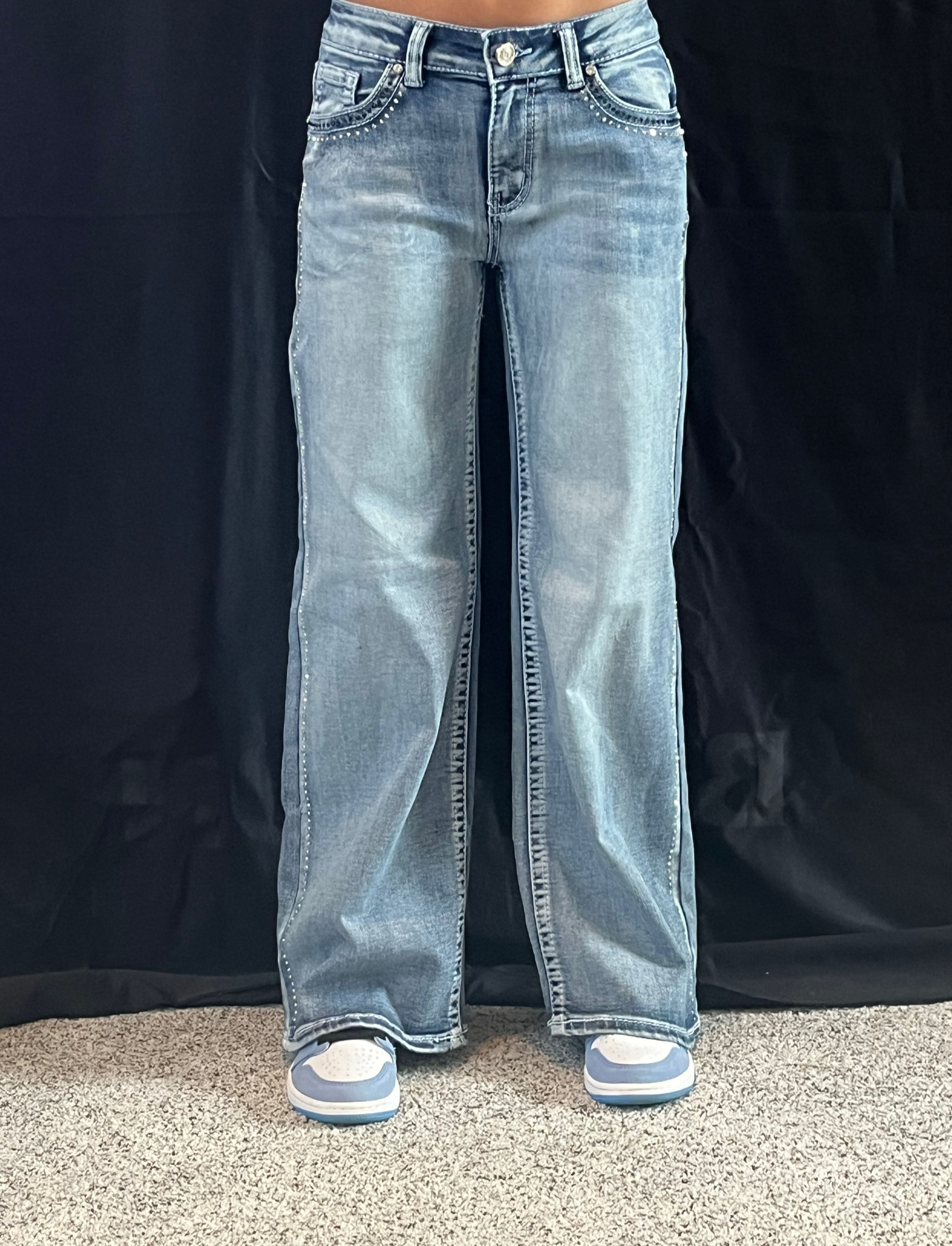 Diamond Denim Jeans