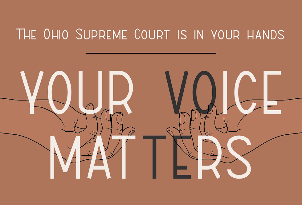 Ohio Supreme Court Election 2026: Don’t Sit This One Out