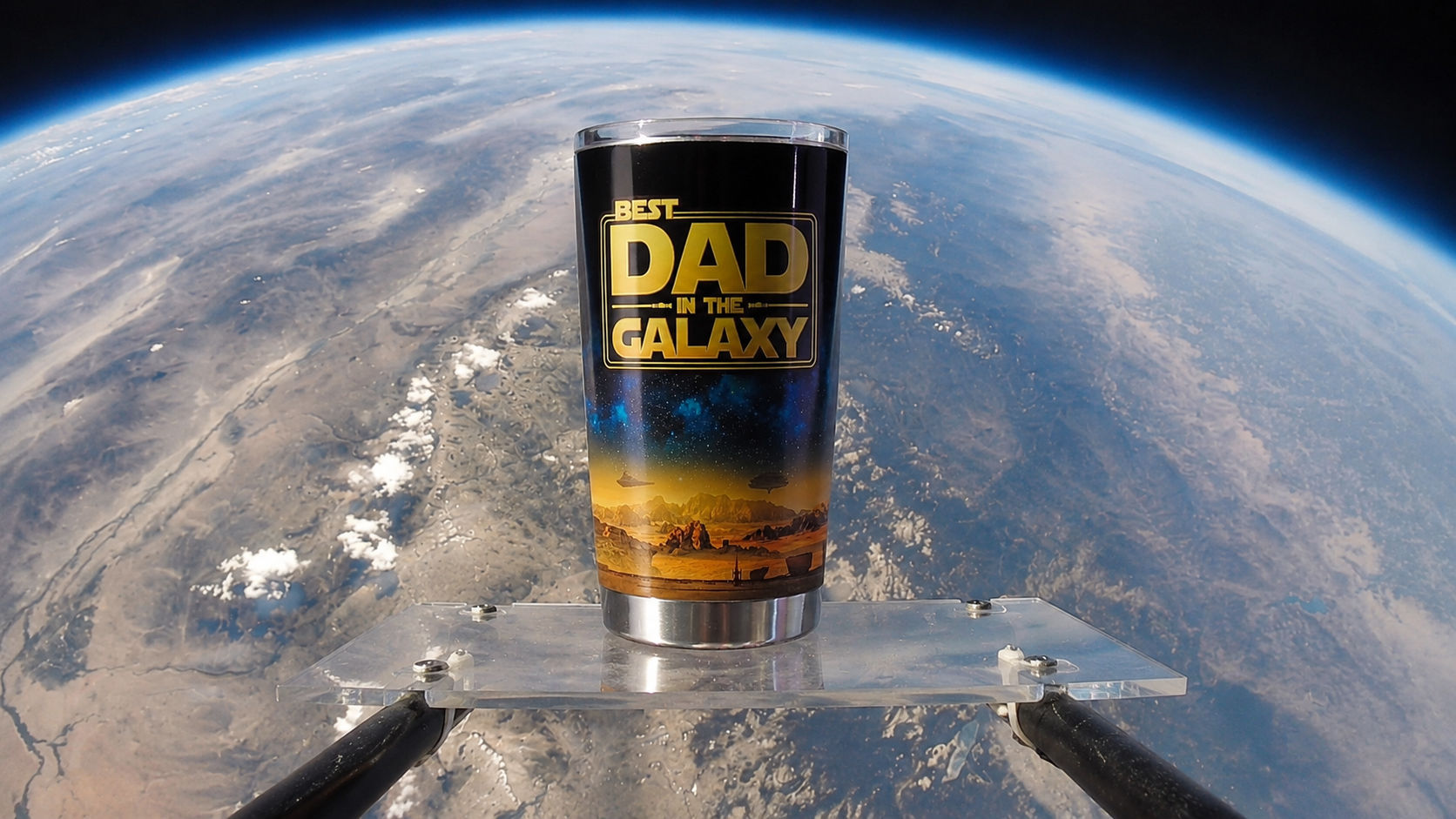 Best Dad in the Galaxy Tumbler