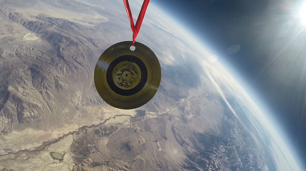 Thumbnail: Voyager Golden Record Christmas Ornament
