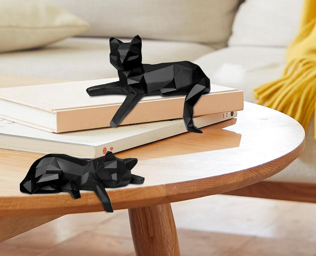 Thumbnail: The Geometric Black Cat