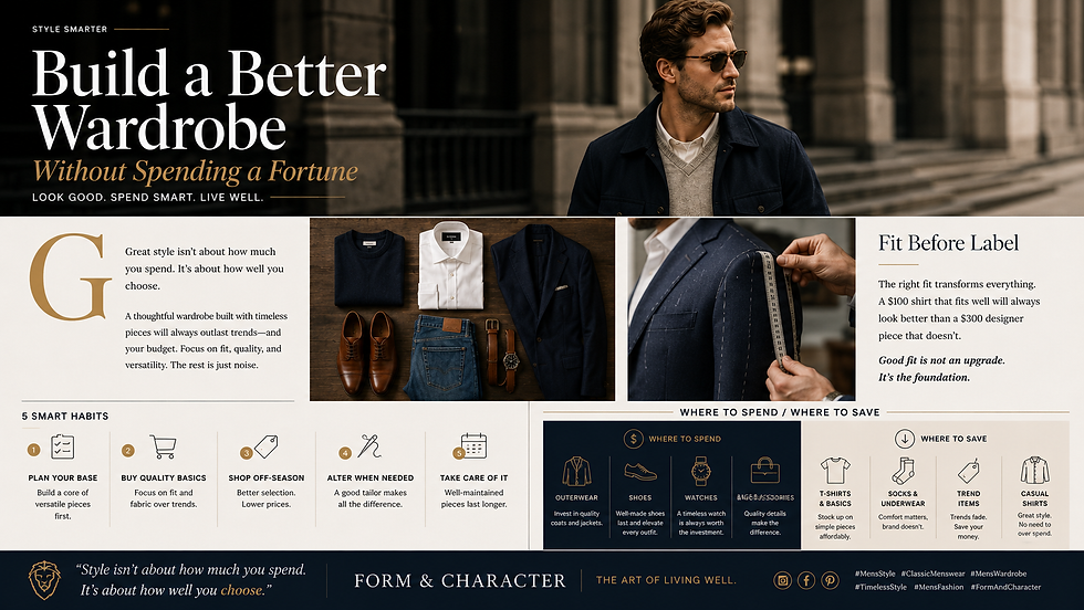 Building a better wardrobe