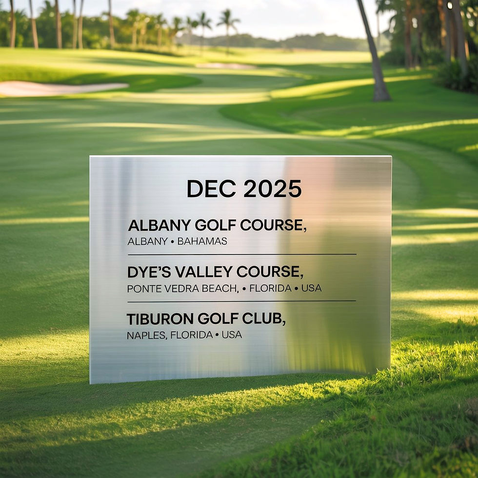Décembre 2025: les Tournois Incontournables du Circuit PGA